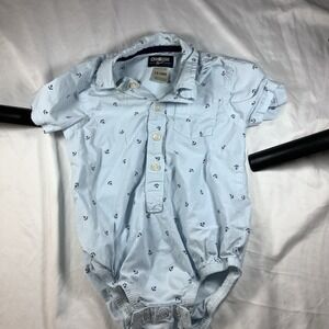 OshKosh B'gosh Baby Boy Anchor Bodysuit 12-18M Blue